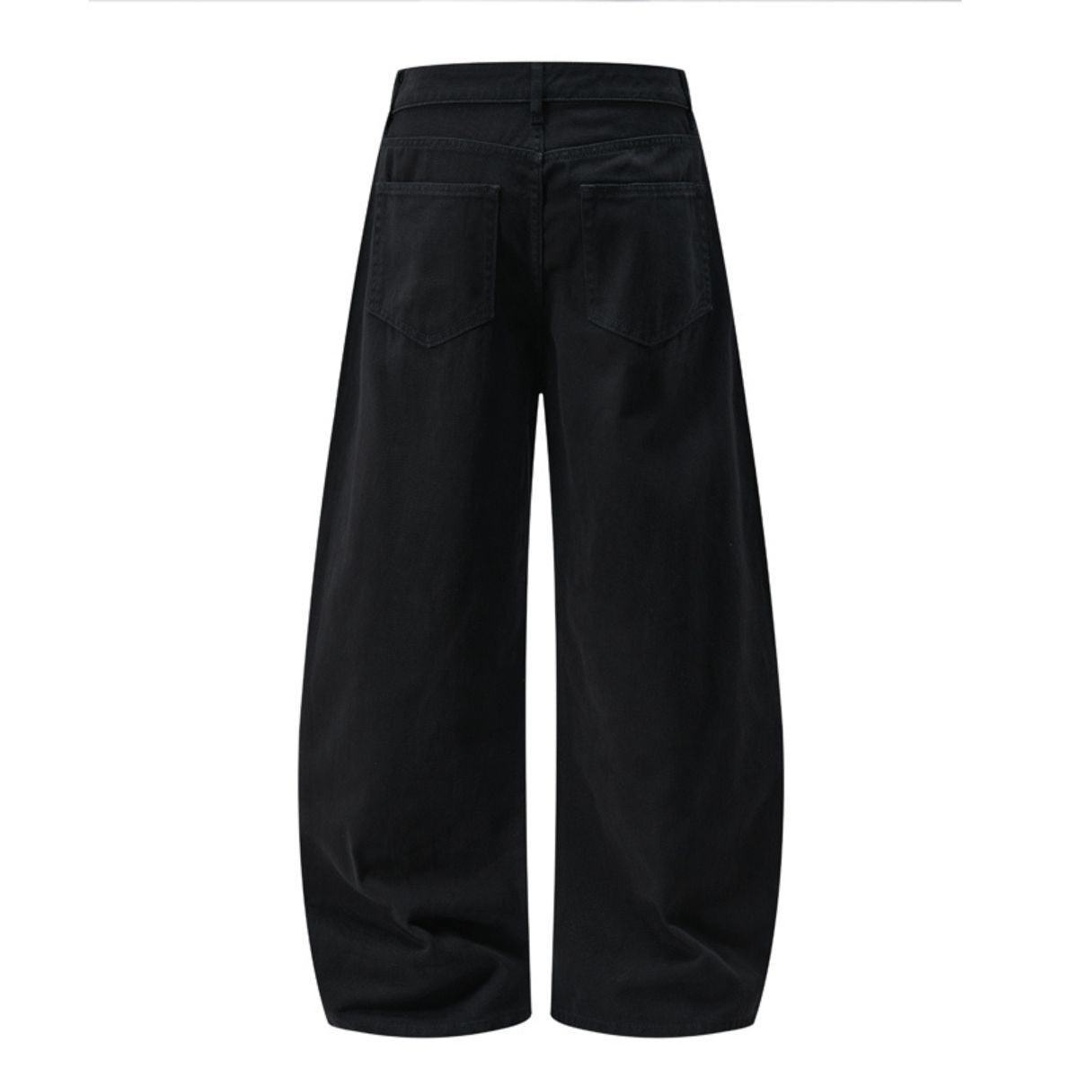 Voluminous Wide‑Leg Twill Casual Pants