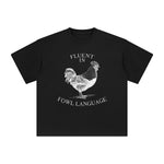 Rooster Retro Graphic Tee-INNBLAC Fashion Apparel
