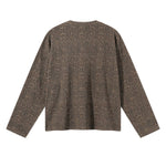 Vintage Snake Texture Waffle Long-Sleeve T-Shirt