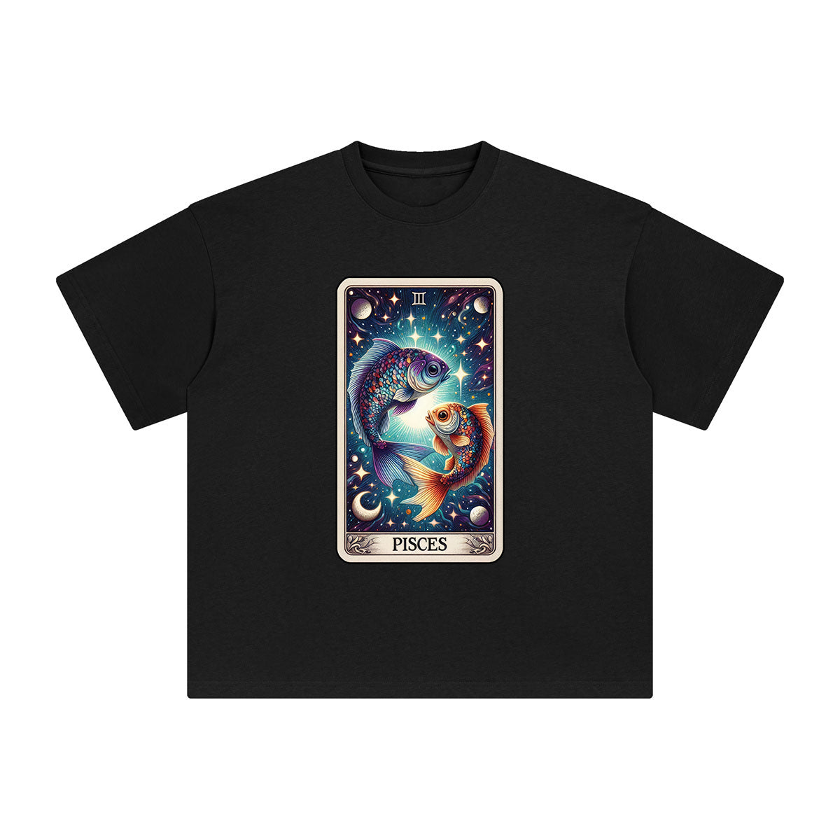 Pisces Zodiac Graphic Tee-INNBLAC Fashion Apparel
