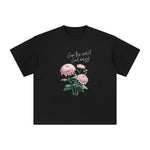 Chrysanthemum Graphic Tee-INNBLAC Fashion Apparel