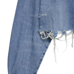 Vestido midi vaquero sin mangas con botones y aberturas en la parte delantera