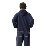 Heavyweight Spray-Bleach Wash Fleece Hoodie