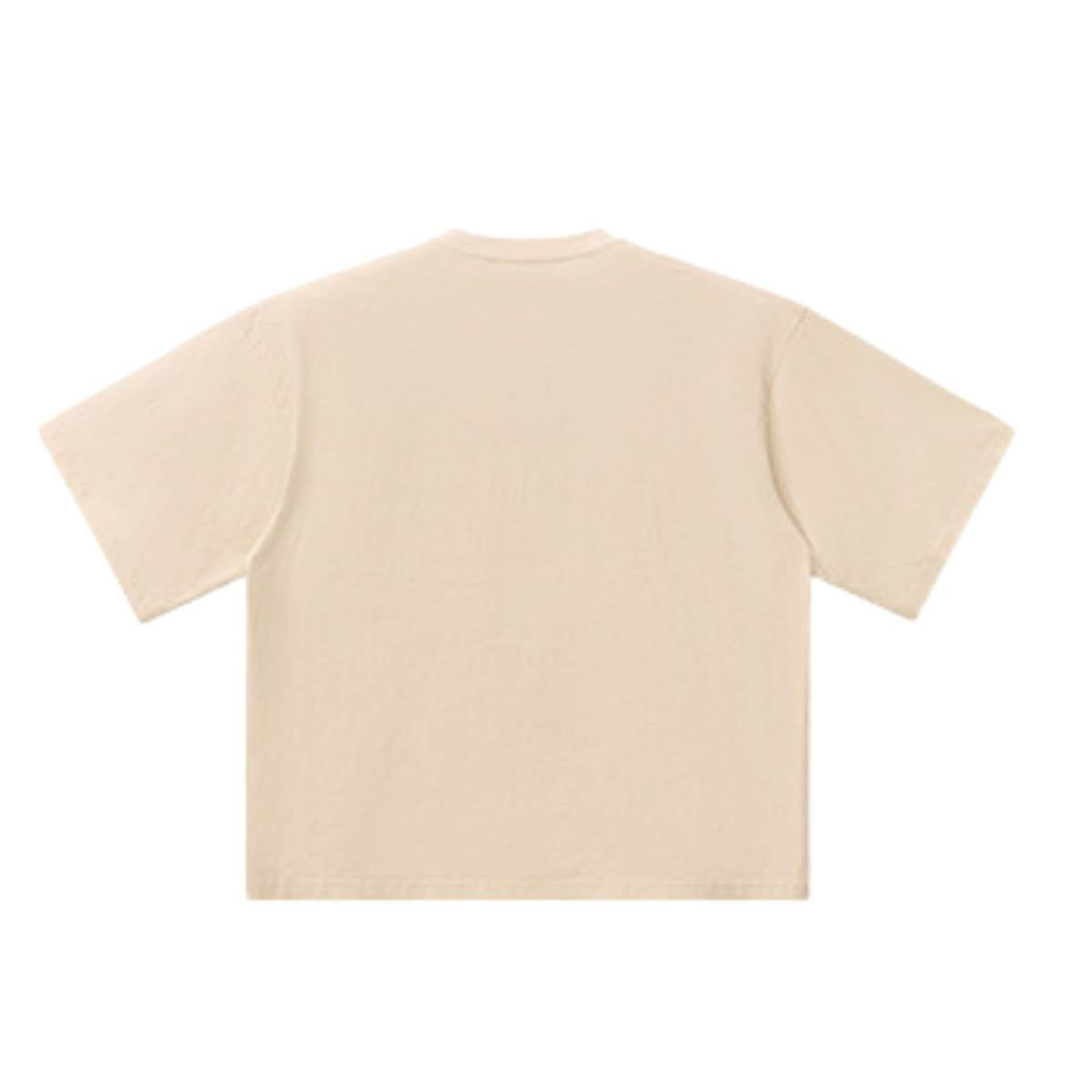 Mock Neck Oversized Vintage Tee