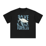 Save The Turtles Graphic Tee-INNBLAC Fashion Apparel