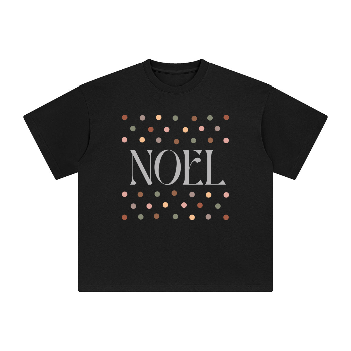 NOEL Boho Christmas Graphic Tee-INNBLAC Fashion Apparel