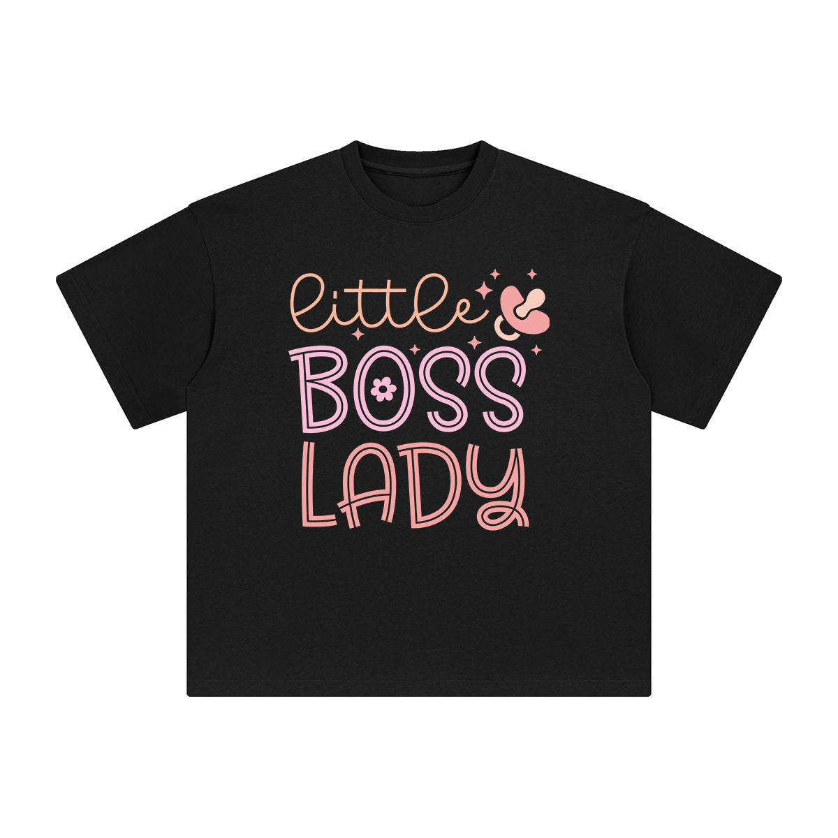 Little Boss Lady Graphic Tee-INNBLAC Fashion Apparel