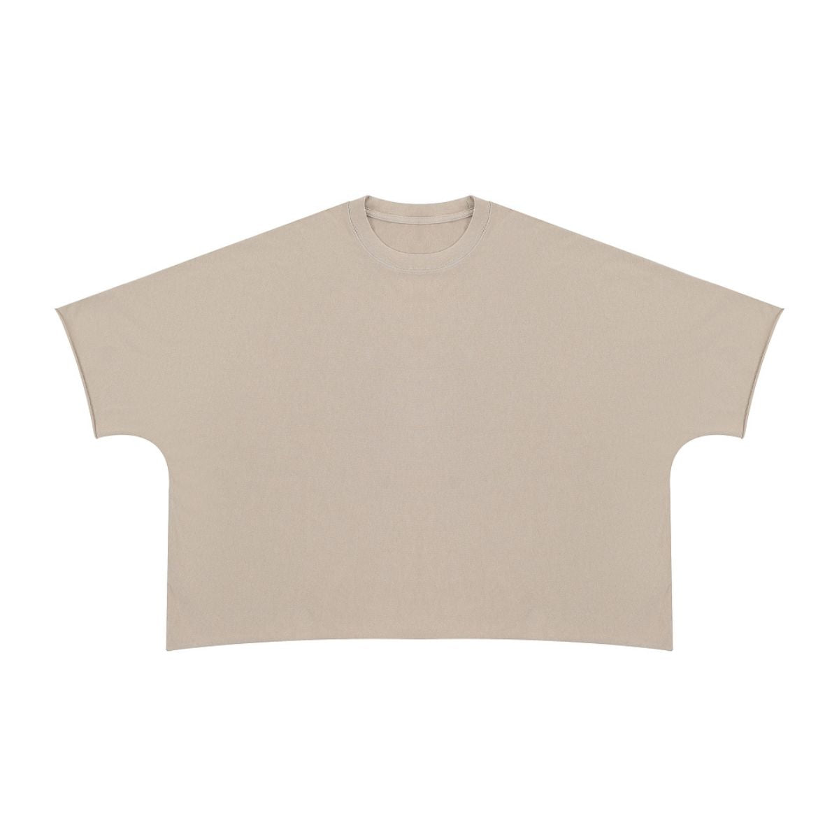 Washed Boxy Cropped Raglan Tee
