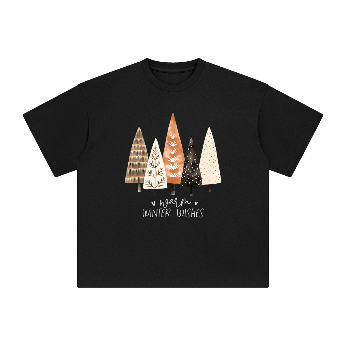 Hygge Christmas Tree Graphic Tee-INNBLAC Fashion Apparel