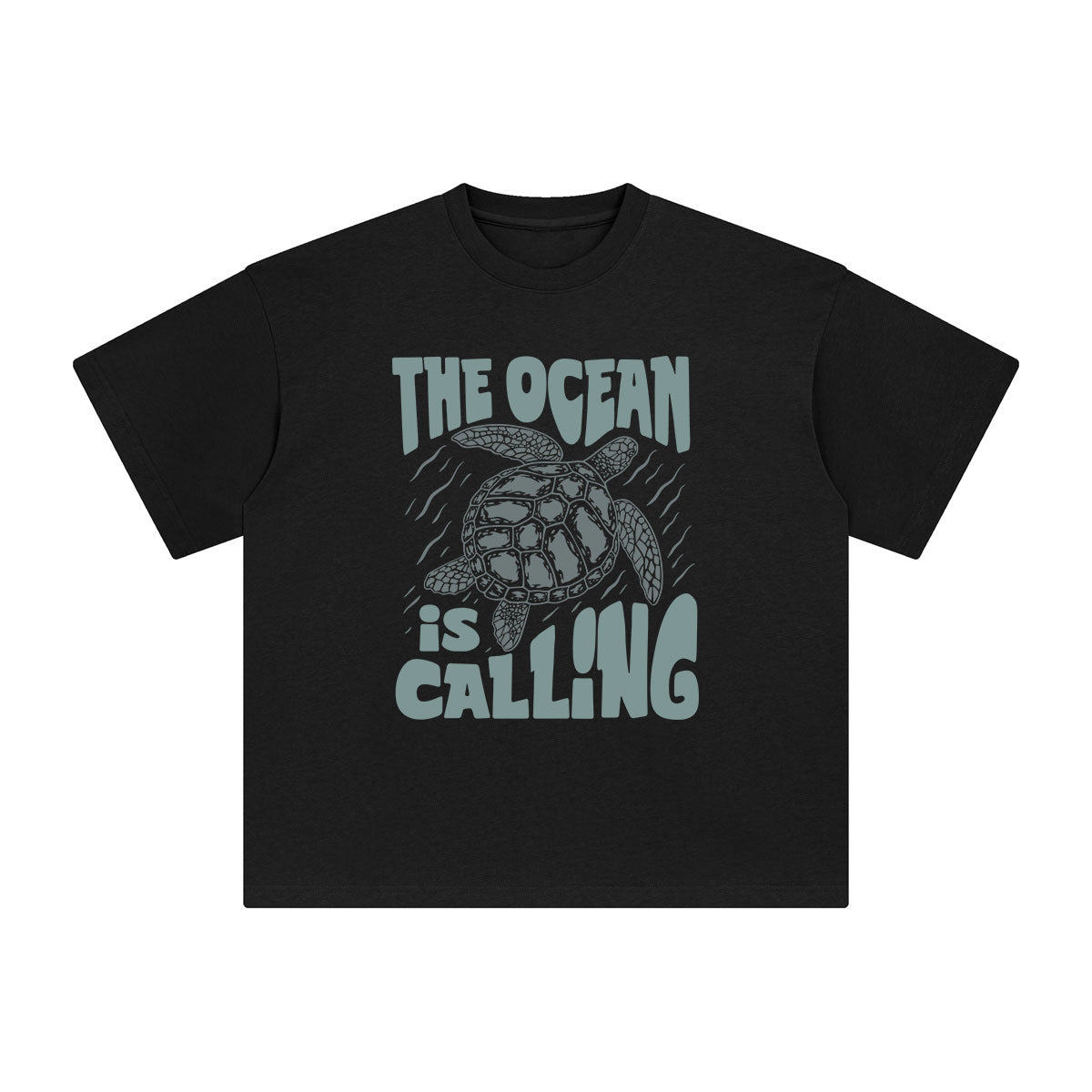 The Ocean Is Calling Graphic Tee-INNBLAC Fashion Apparel