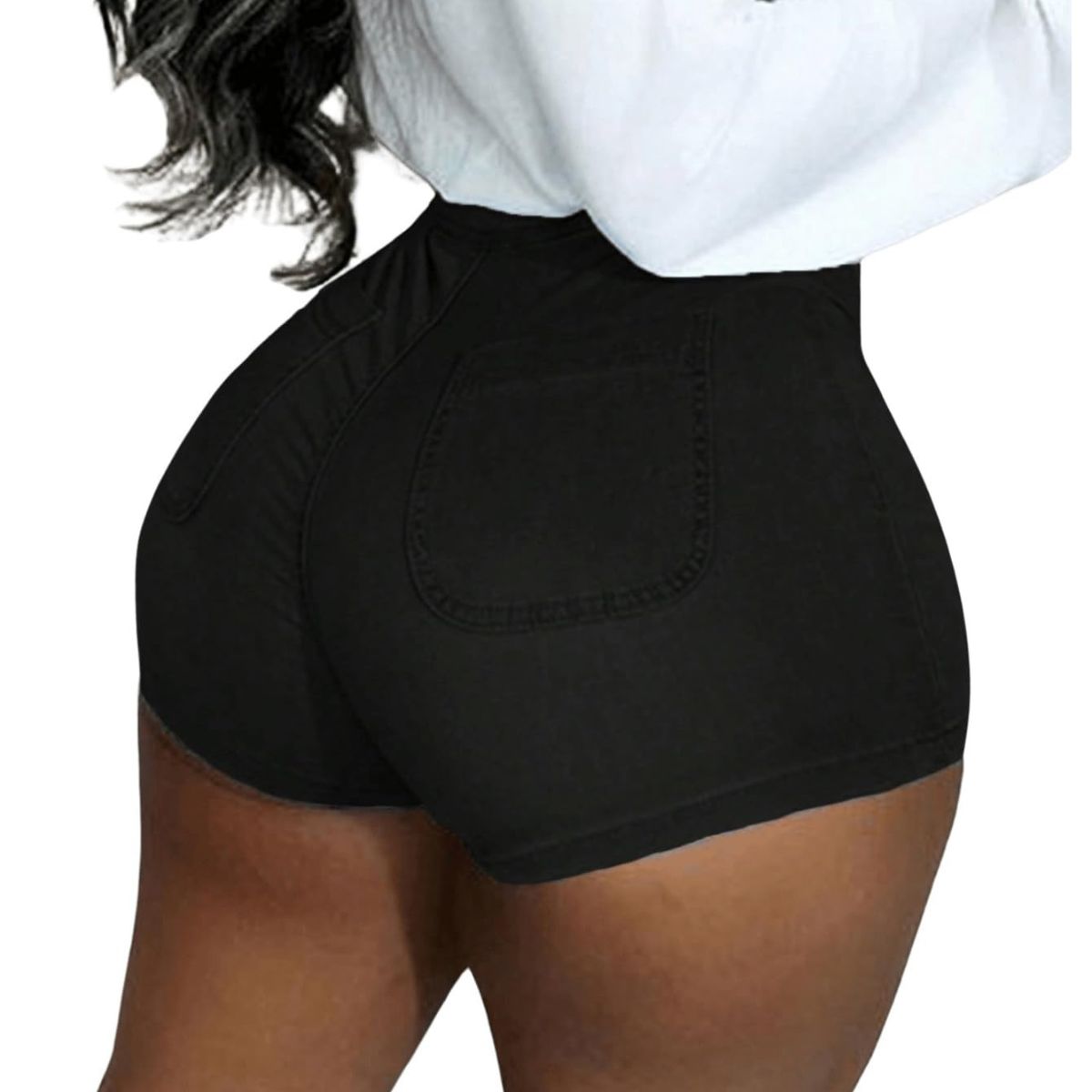 Women's Sexy Stretchy High Waist Slim Fit Denim Shorts