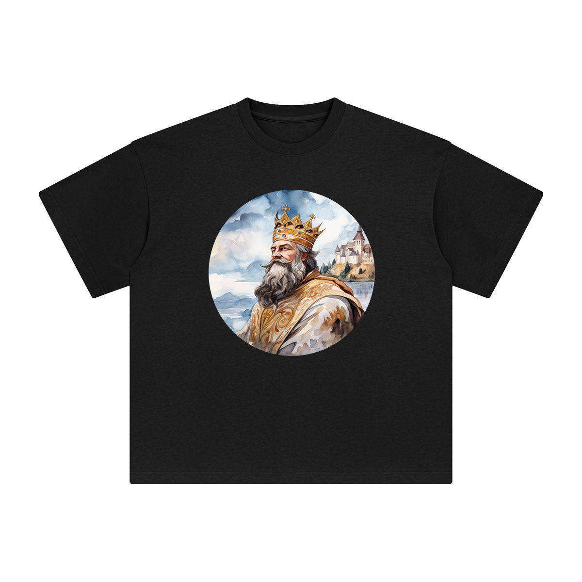 King Graphic Tee-INNBLAC Fashion Apparel