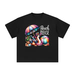 Snake On Vacation Graphic Tee-INNBLAC Fashion Apparel