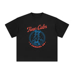 Keep Calm & Cowgirl On Graphic Tee-INNBLAC Fashion Apparel