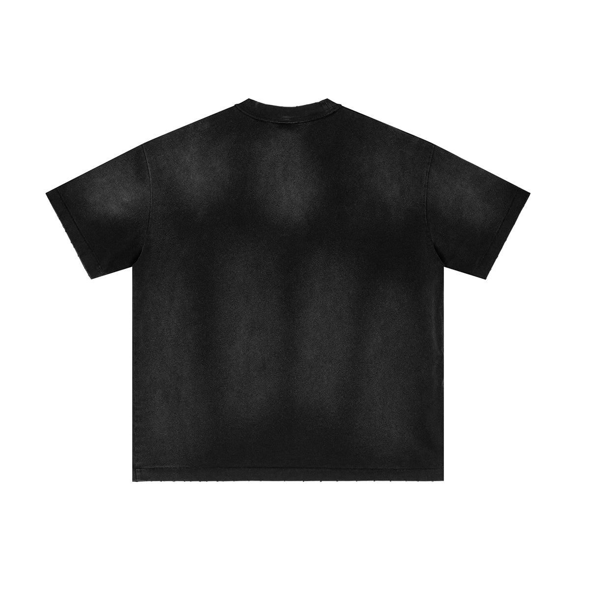 Acid Washed Distressed Reverse Tee 8oz