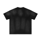 Acid Washed Distressed Reverse Tee 8oz
