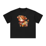 Highland Cow Graphic Tee-INNBLAC Fashion Apparel