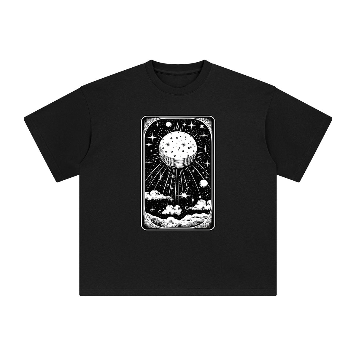 Universe Tarot Card Graphic Tee-INNBLAC Fashion Apparel