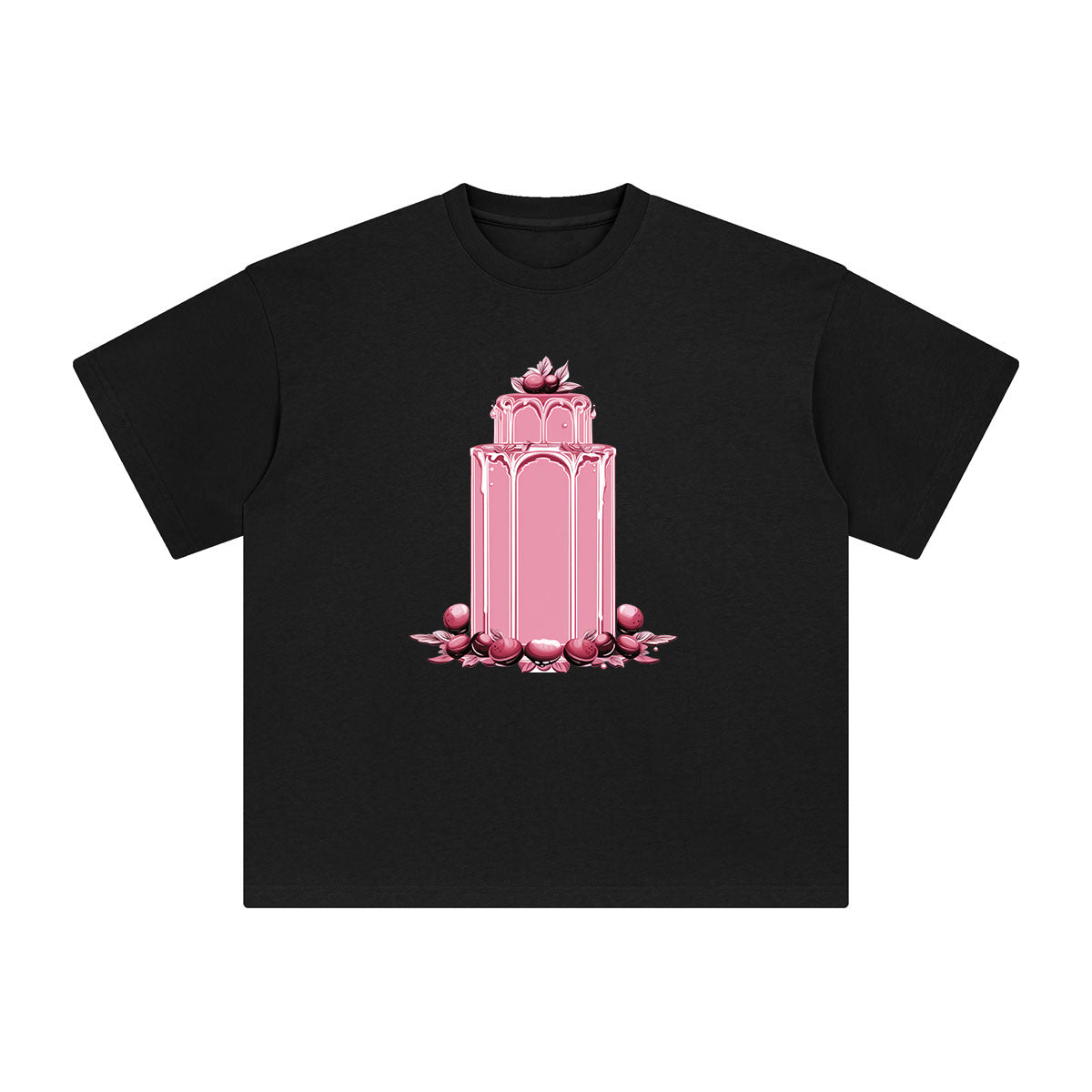 Cake Graphic Tee-INNBLAC Fashion Apparel