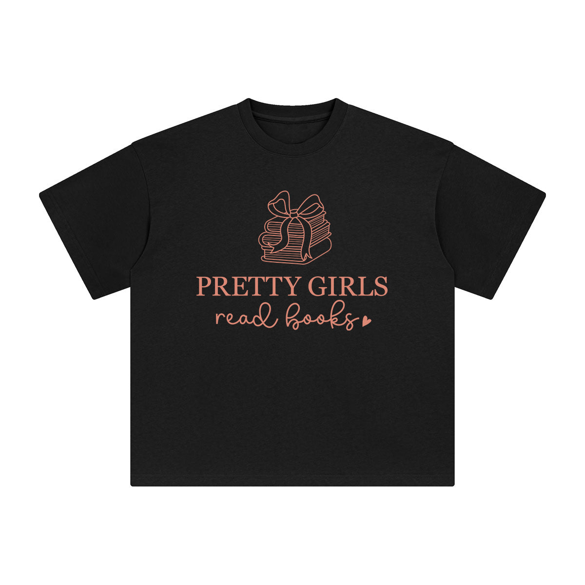Pretty Girls Read Books Graphic Tee-INNBLAC Fashion Apparel