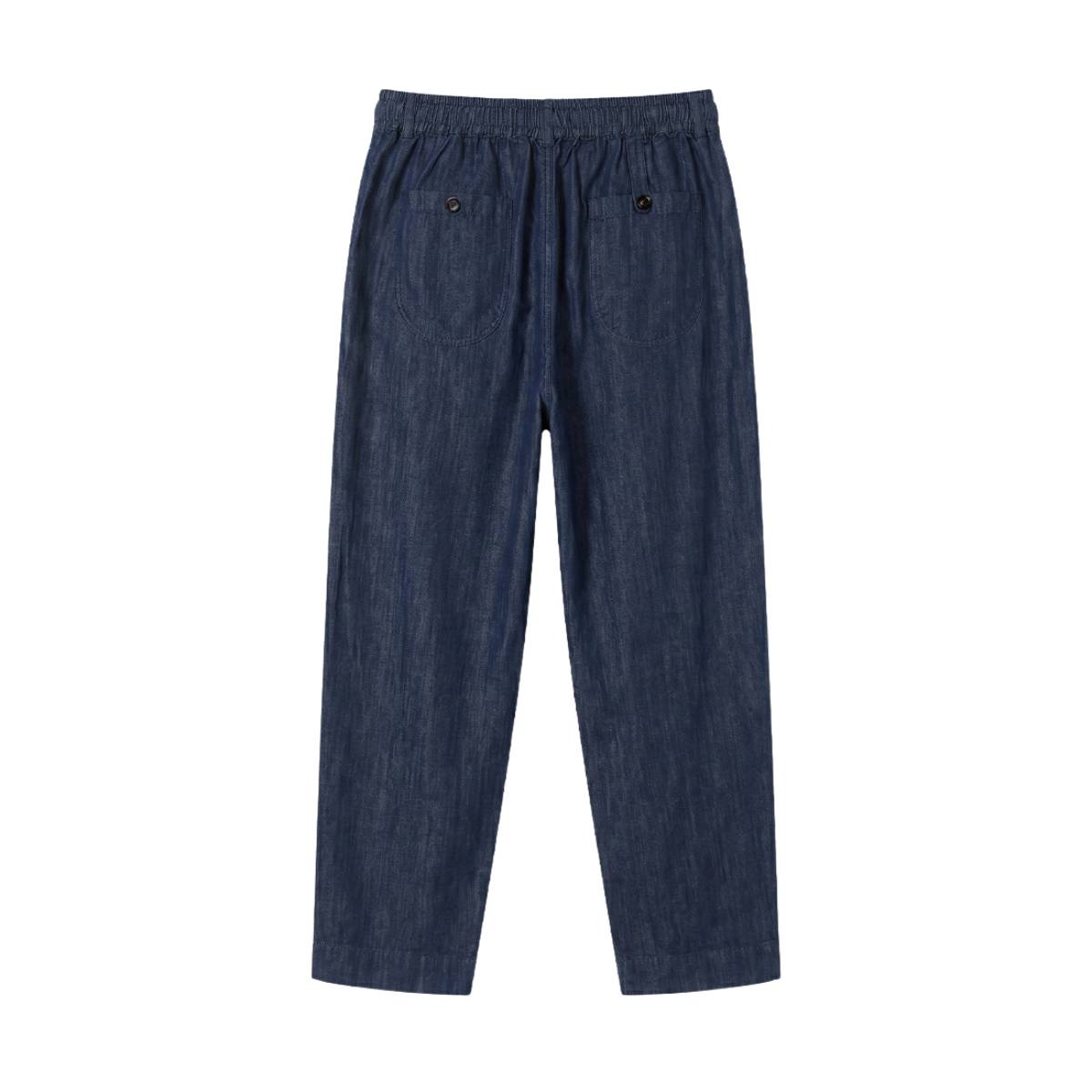 Tencel Blend Wide Leg Jeans