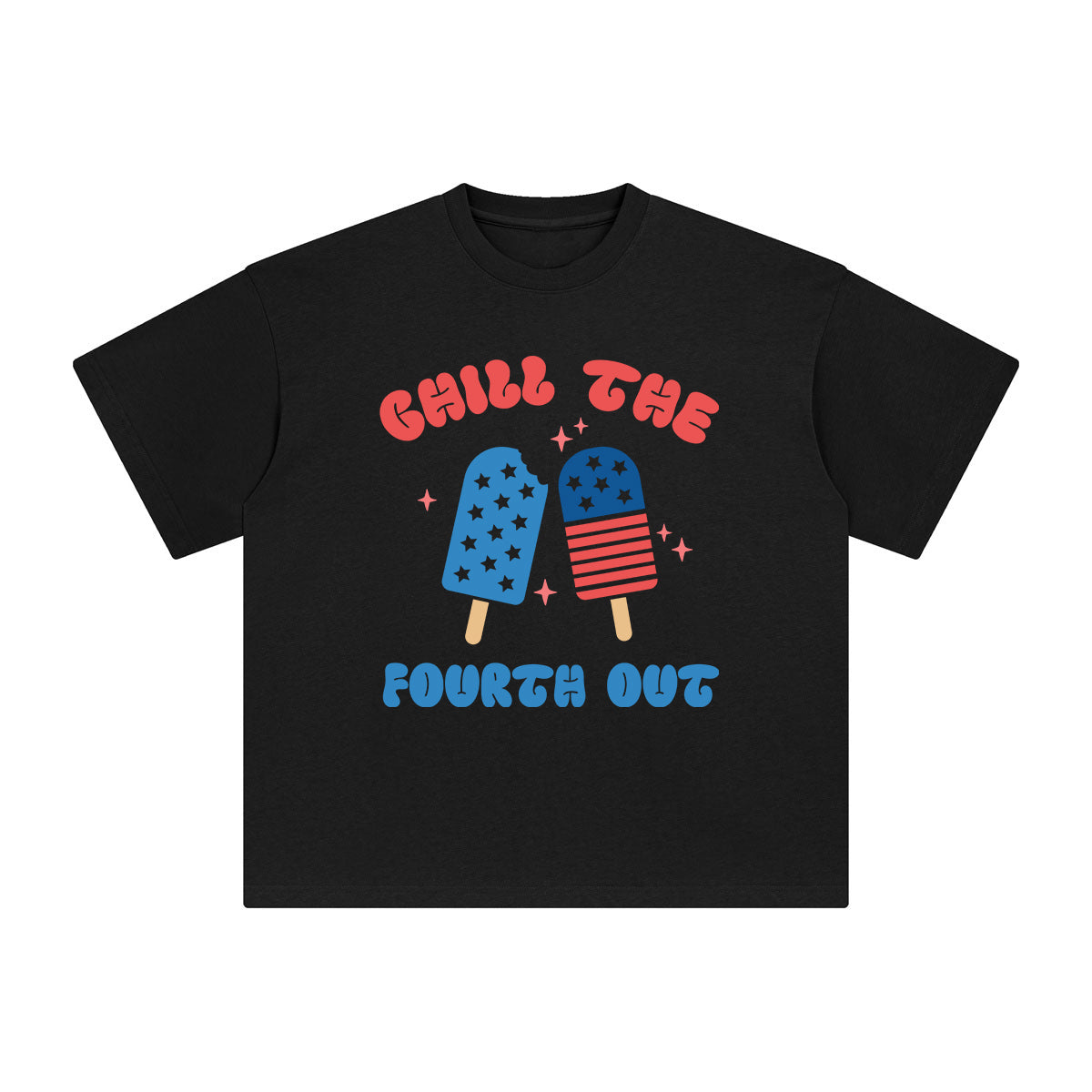 Chill The Fourth Out Graphic Tee-INNBLAC Fashion Apparel