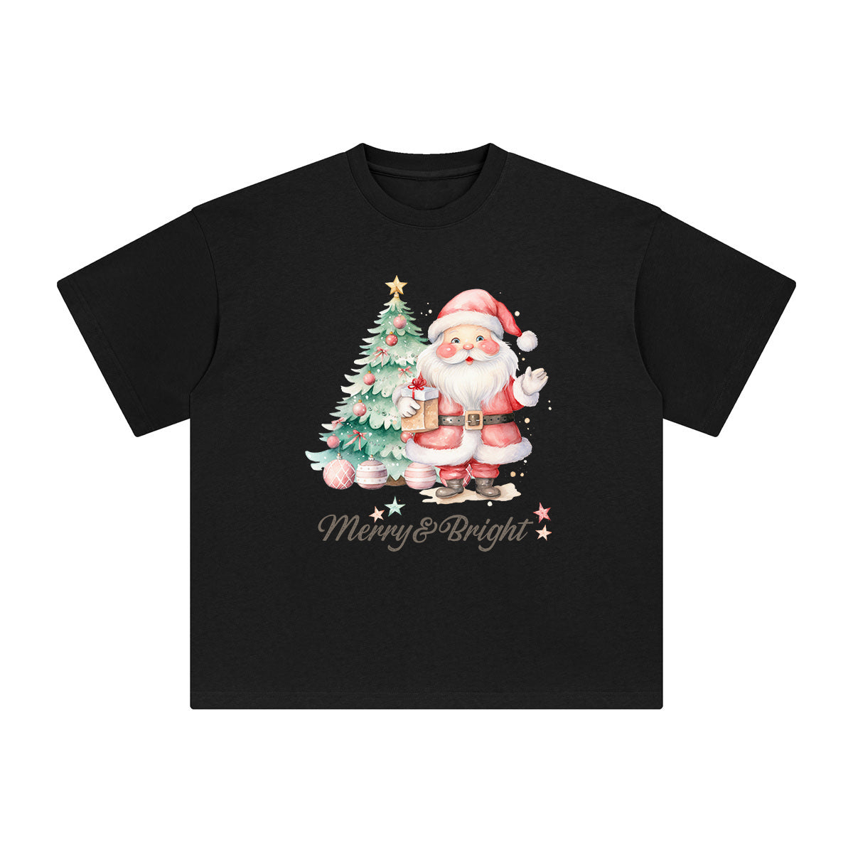 Merry & Bright Graphic Tee-INNBLAC Fashion Apparel