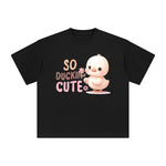 Cute Duckin Graphic Tee-INNBLAC Fashion Apparel