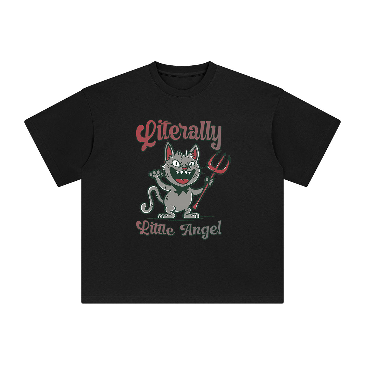 Literally Little Angel Graphic Tee-INNBLAC Fashion Apparel
