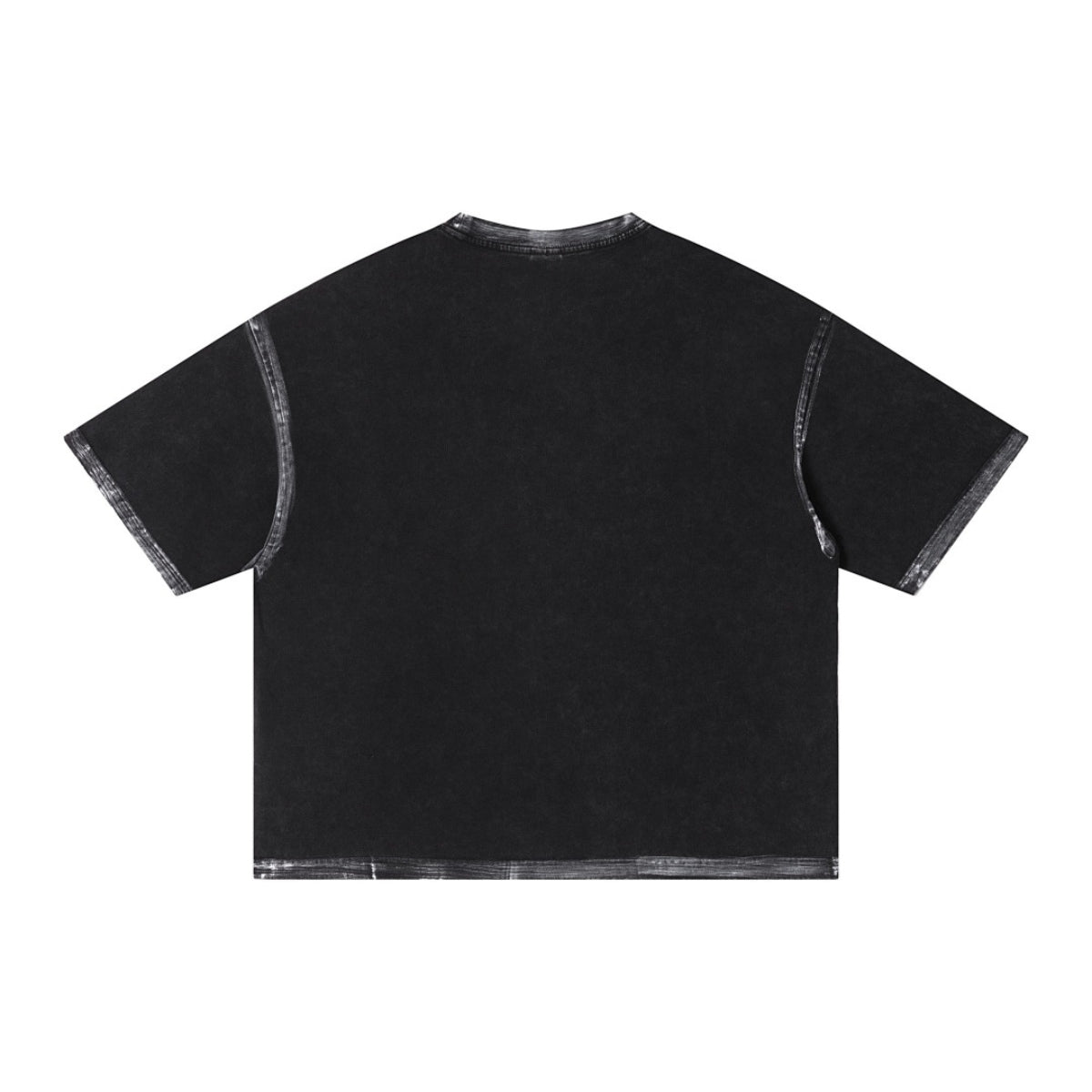 Retro Wasteland Paint-Splatter Distressed T-Shirt