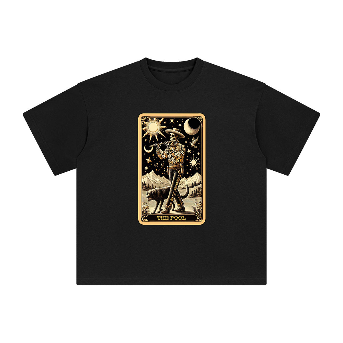 The Pool Card Graphic Tee-INNBLAC Fashion Apparel