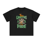 This Campfire Is On Fire Graphic Tee-INNBLAC Fashion Apparel