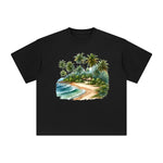 Lush Beach Graphic Tee-INNBLAC Fashion Apparel