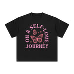 On A Self Love Journey Graphic Tee-INNBLAC Fashion Apparel