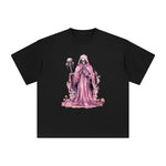 Pink Death Graphic Tee-INNBLAC Fashion Apparel