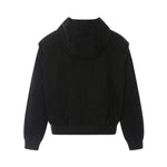 Vintage Washed Hooded Denim Work Jacket for Men