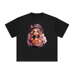 Girl Holding Candy Graphic Tee-INNBLAC Fashion Apparel