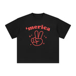 America Graphic Tee-INNBLAC Fashion Apparel