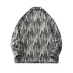 Oversize Streetwear Colorful Yarn Washed Denim Jacket