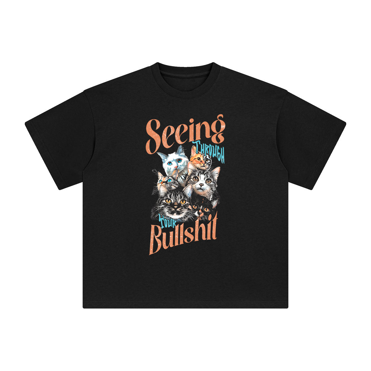 Seeing Through Your Bullshit Graphic Tee-INNBLAC Fashion Apparel