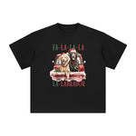 Christmas Labrador Graphic Tee-INNBLAC Fashion Apparel