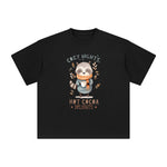 Cozy Nights Hot Cocoa Delights Graphic Tee-INNBLAC Fashion Apparel