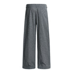 Plaid Wide-Leg Relaxed Baggy Unisex Casual Trousers