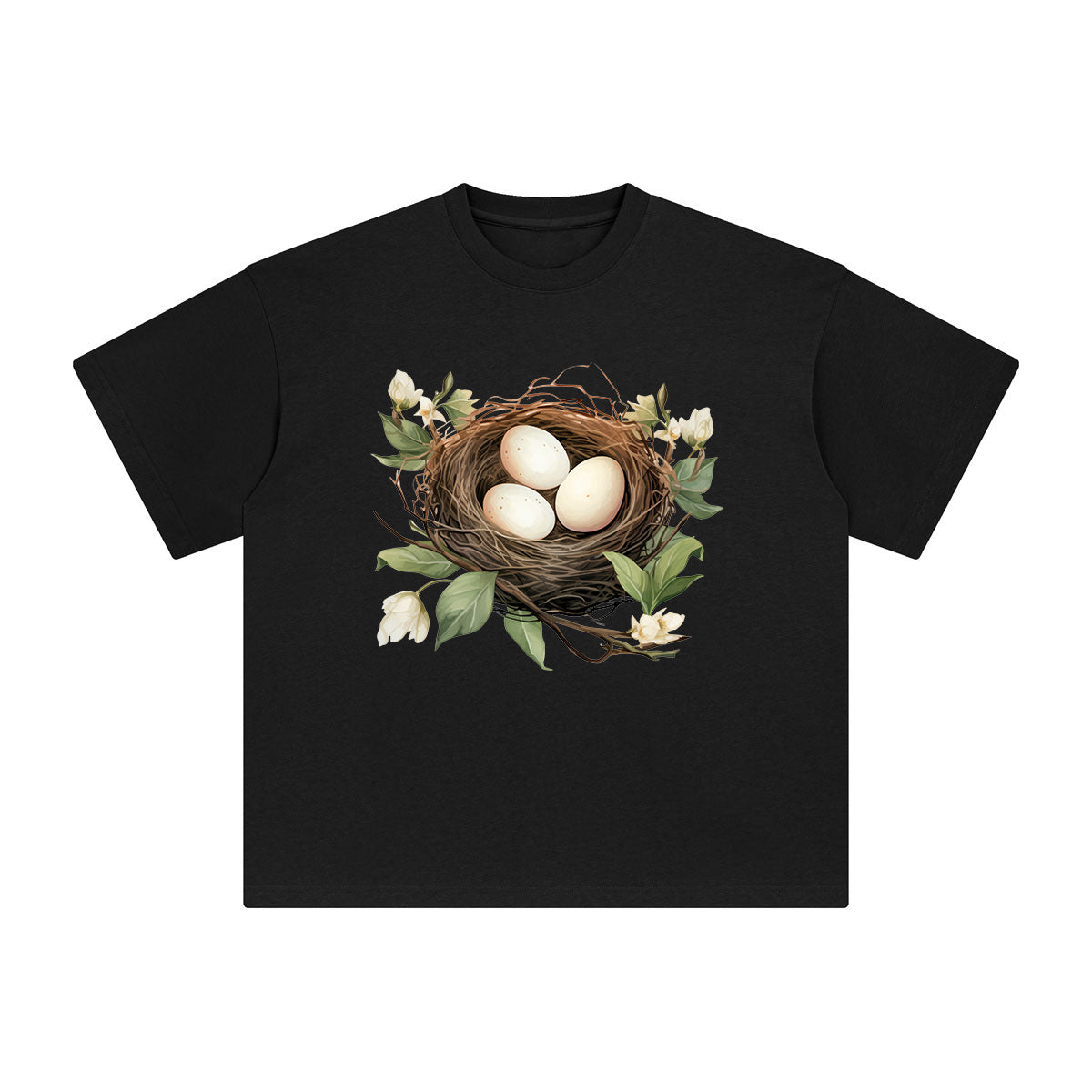Birds nest Graphic Tee-INNBLAC Fashion Apparel