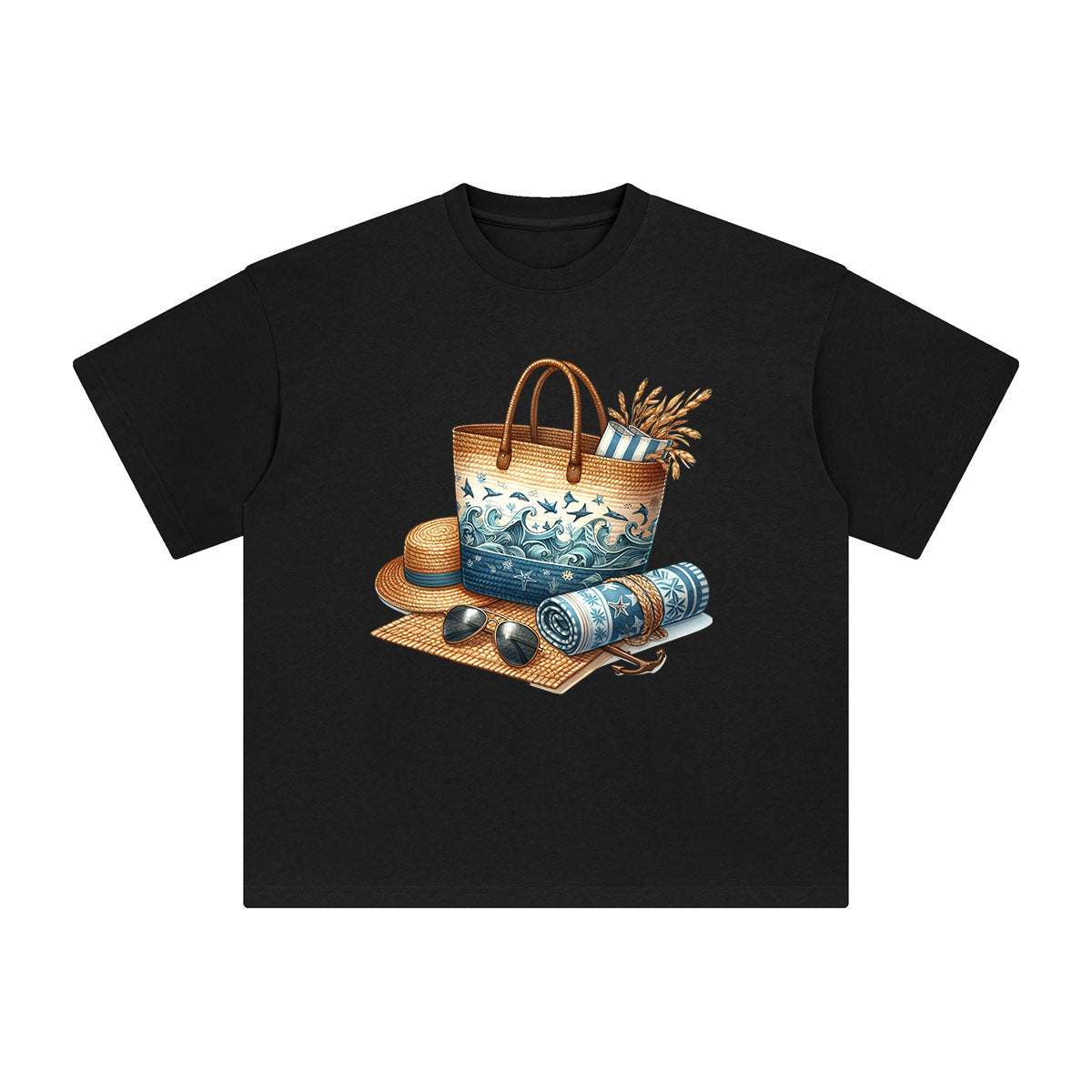 Gear for Beach Graphic Tee-INNBLAC Fashion Apparel