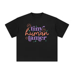 Tiny Human Tamer Graphic Tee-INNBLAC Fashion Apparel