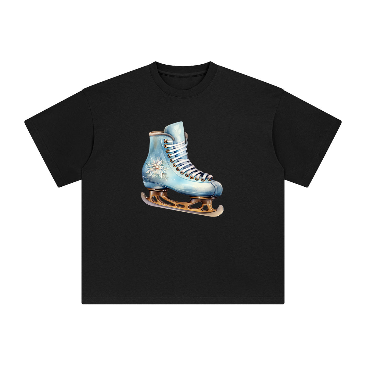 lce Skates Graphic Tee-INNBLAC Fashion Apparel