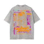Cyberpunk Streetwear Brutalism Graphic Tee-INNBLAC Fashion Apparel