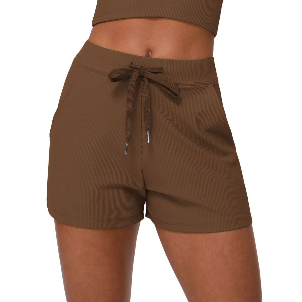 Women's Relaxed-Fit Ribbed Shorts