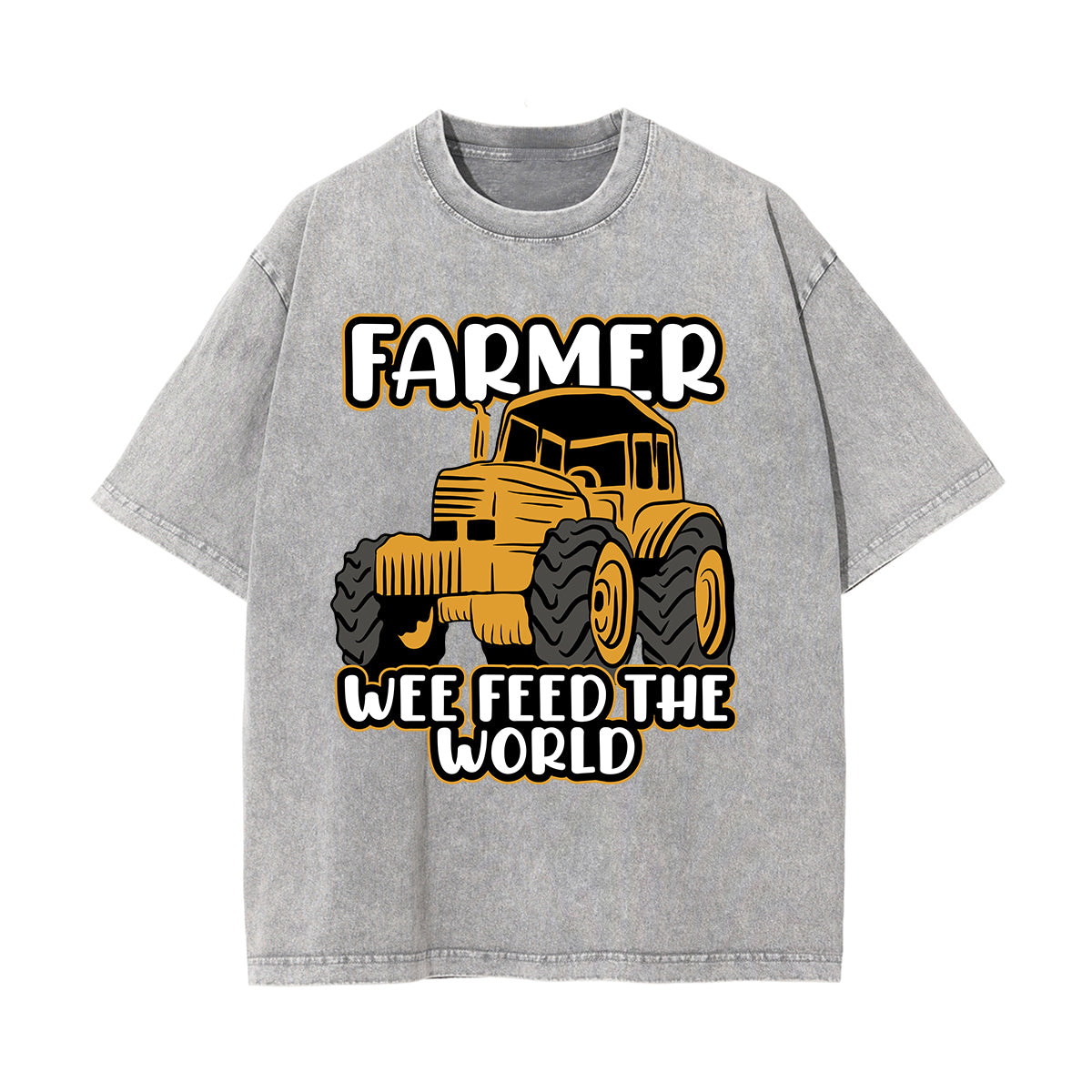 Farmer We Feed the World Pattern Tee-INNBLAC Fashion Apparel